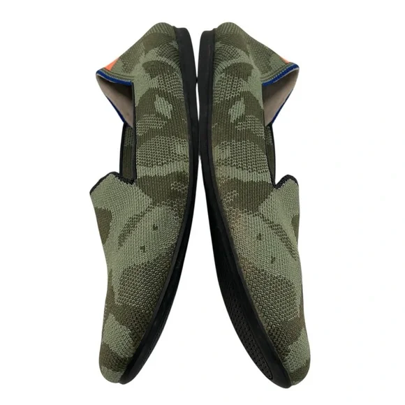 Rothy’s The Loafer Olive Camo Comfort Slip On Flats Women’s 7.5 - Picture 10 of 14